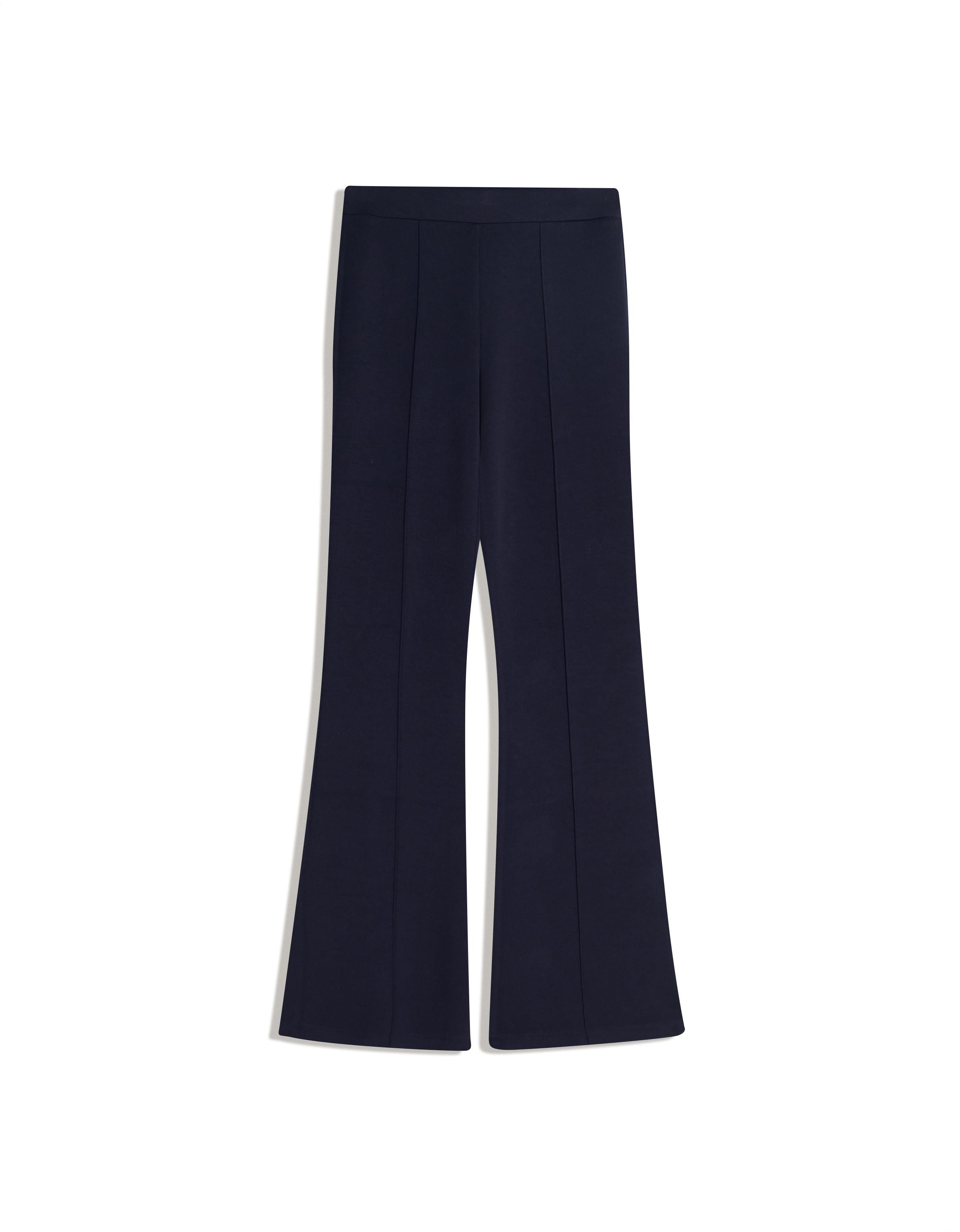 Modal karışımlı yumuşak flare fit pantolon - Görsel 7