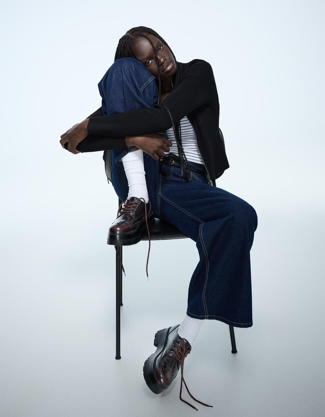 Chunky derby shoes