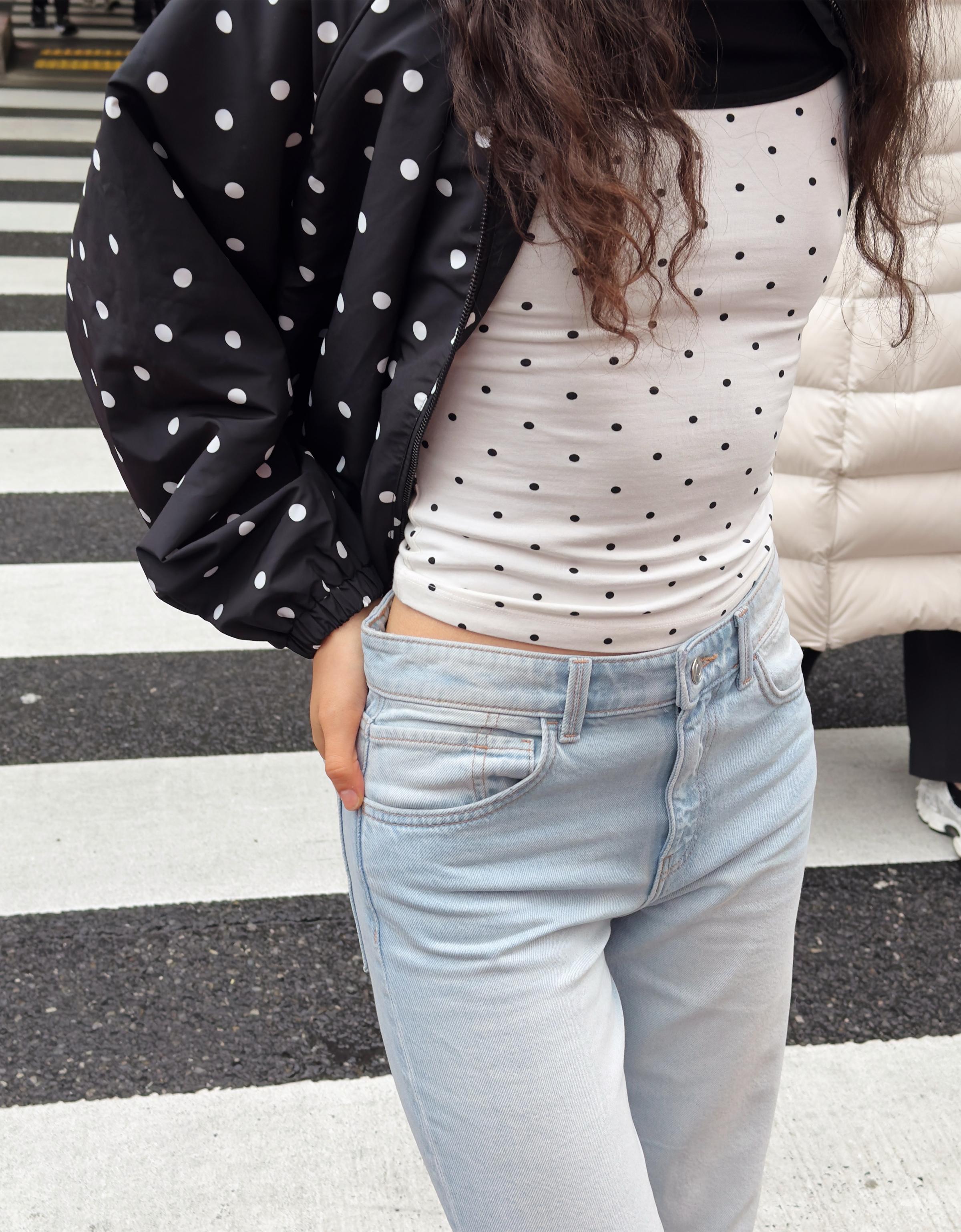 Yüksek bel straight fit geniş paça jean - Görsel 93