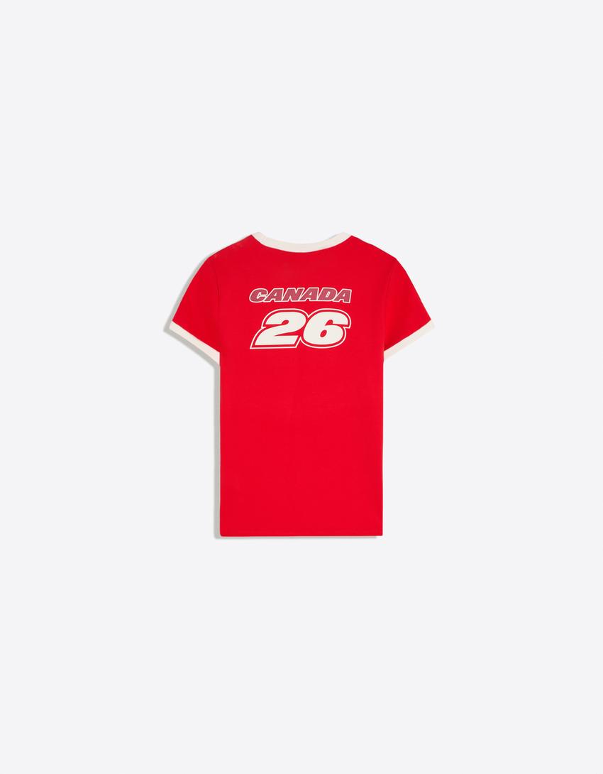 Canada FIFA WORLD CUP™ crew neck T-shirt-Red