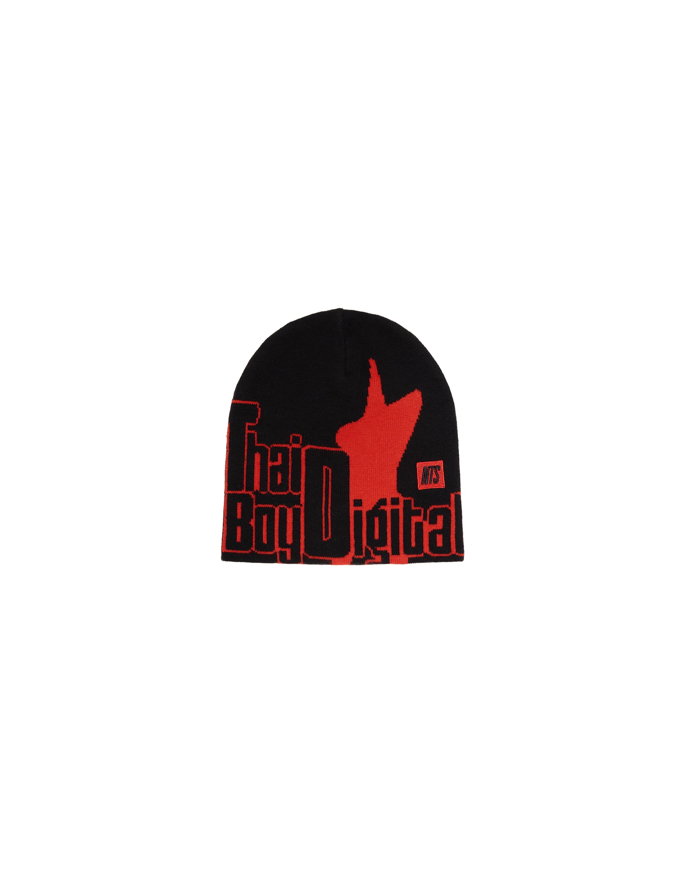Knit beanie NTS X THAIBOY DIGITAL — Black