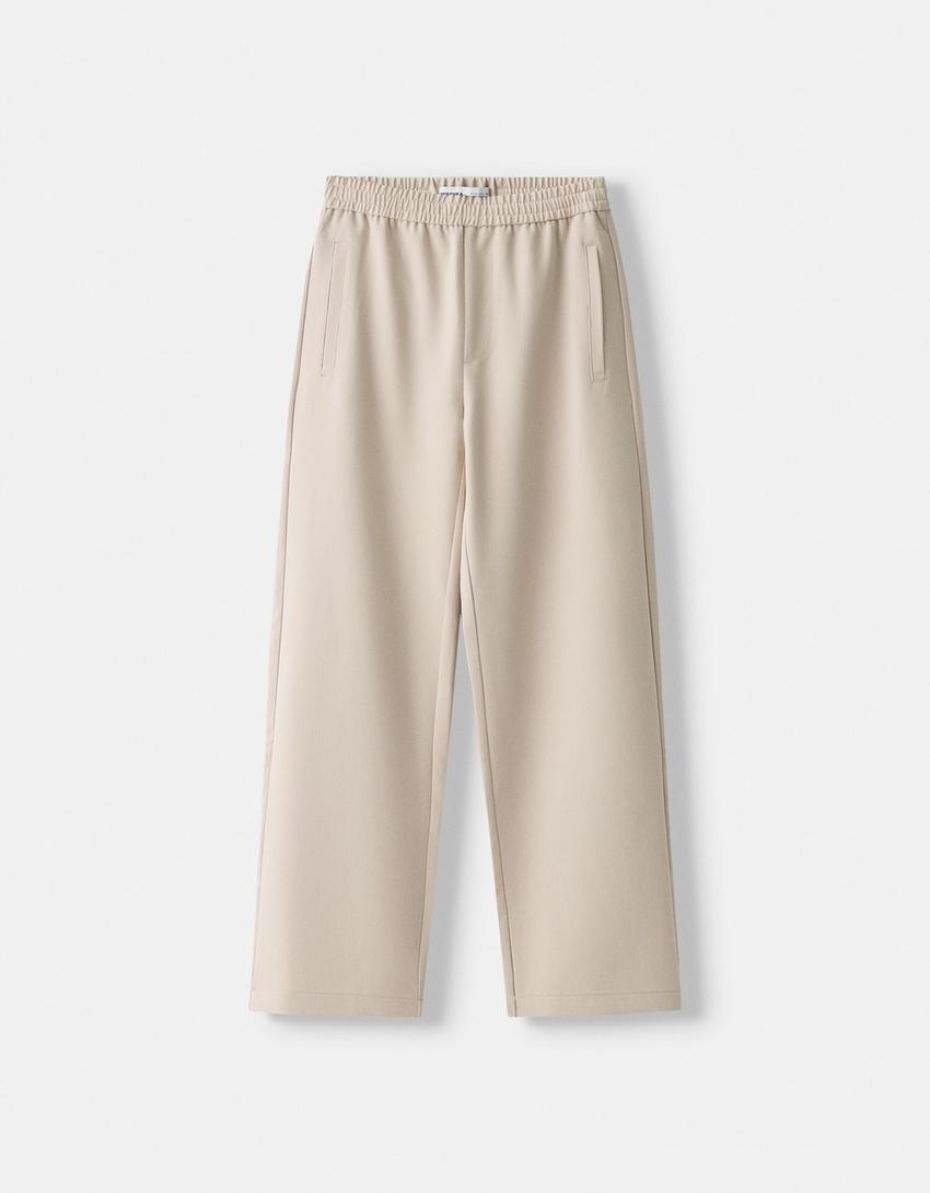 Elegáns ing és nadrág szett-Homokszín-6