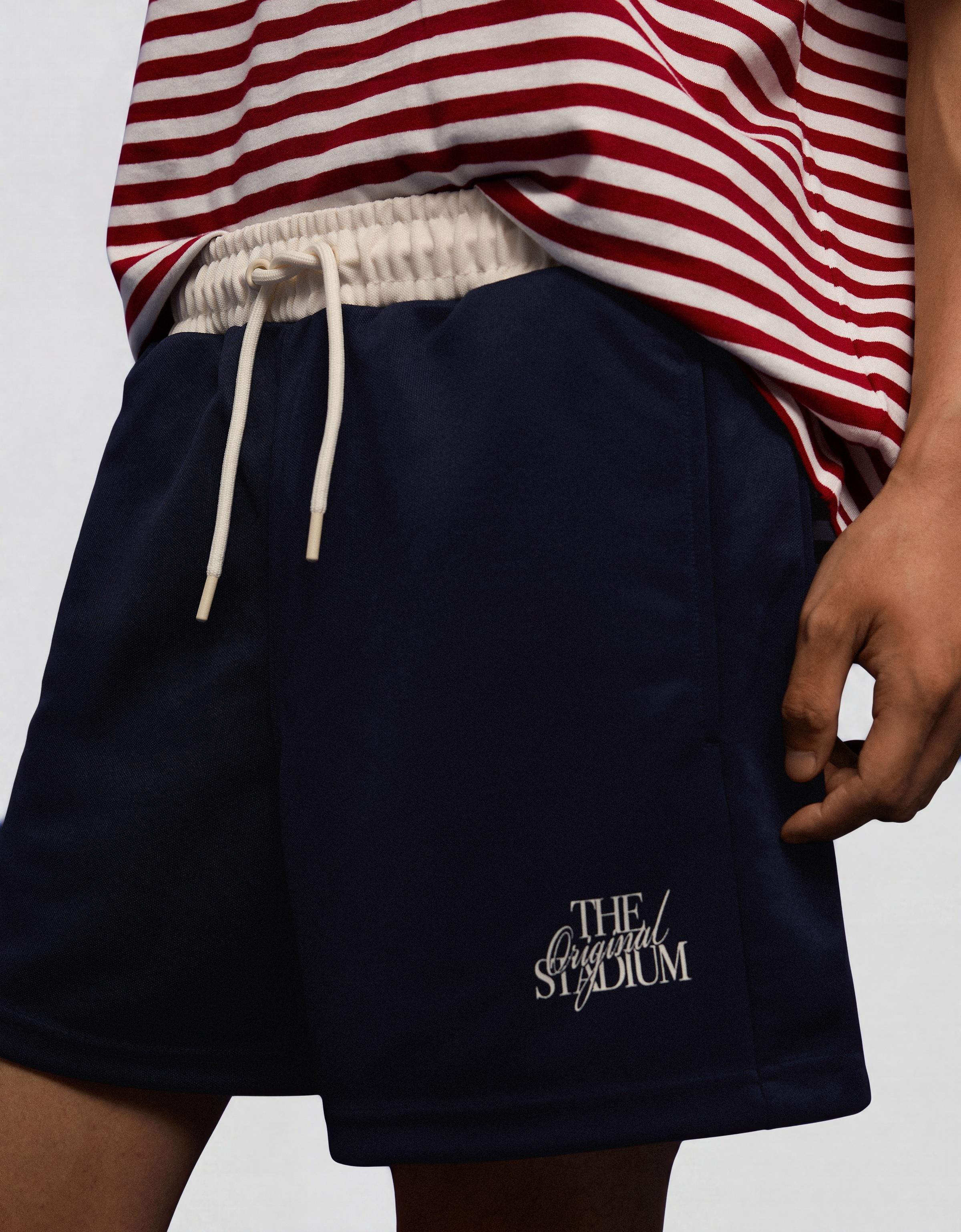Short patch Bermuda shorts — Navy
