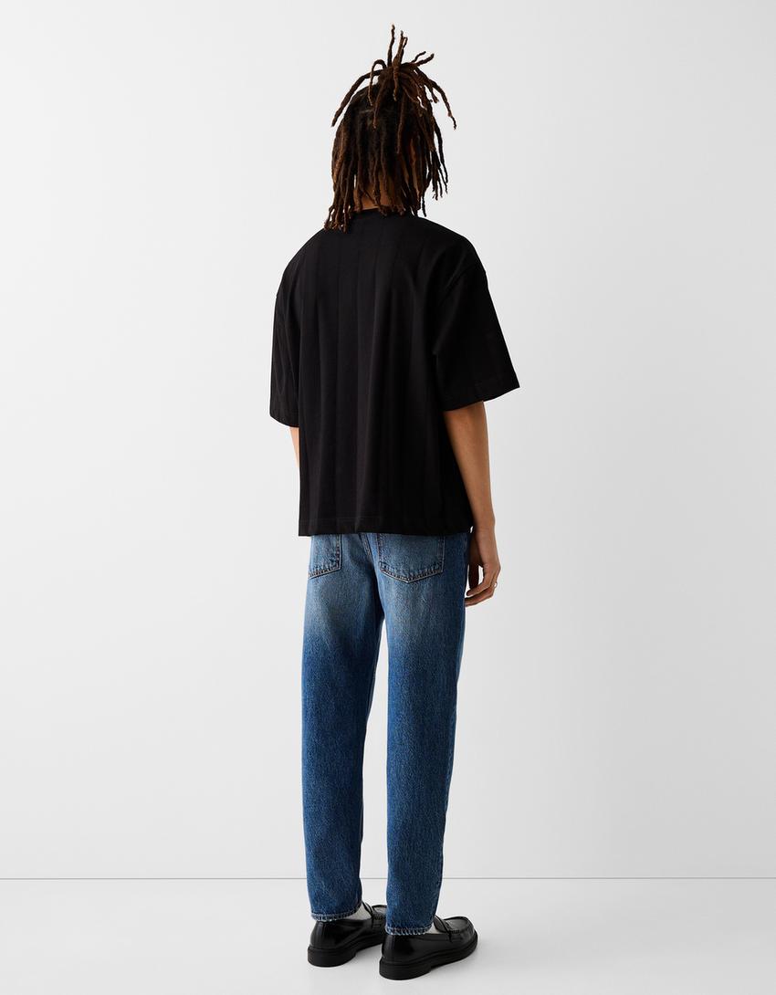 Jeans straight-Azul-2