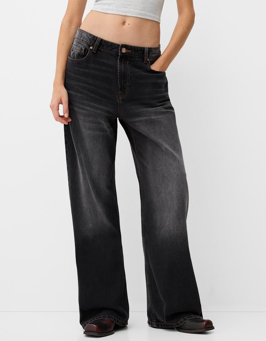 Baggy jeans-Black-3