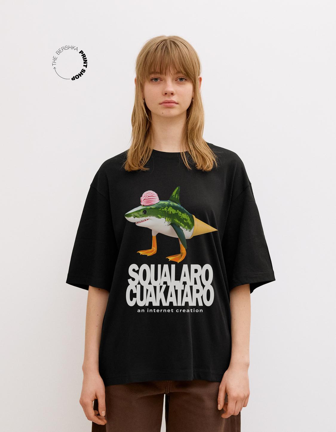 Short sleeve T-shirt with print