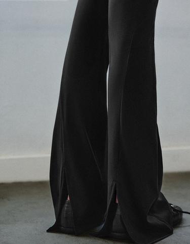 Technical flared trousers Breathable & Quick-Dry — Black 4