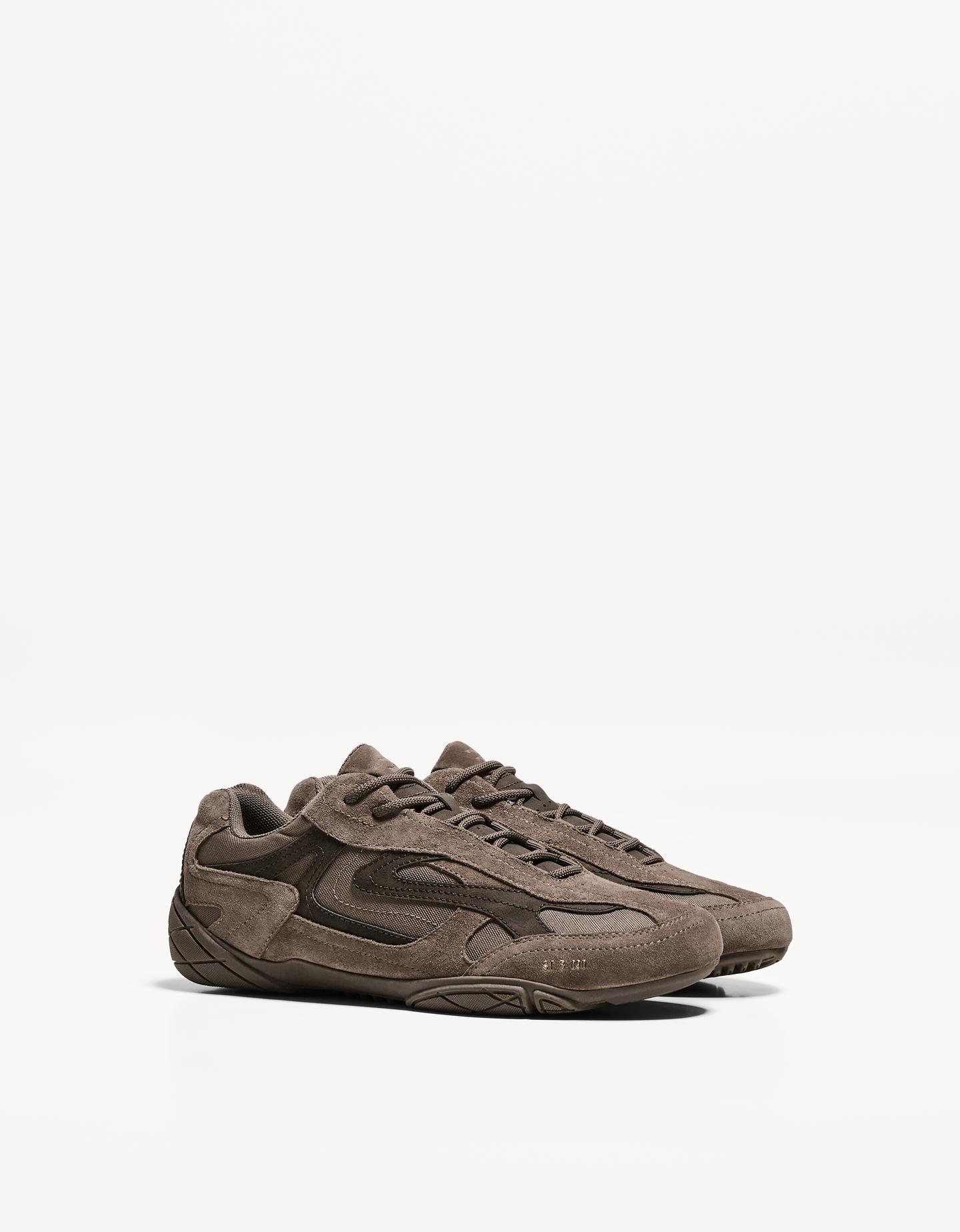 Bershka Deportivo Piso Fino Piel Hombre 39 Marrón