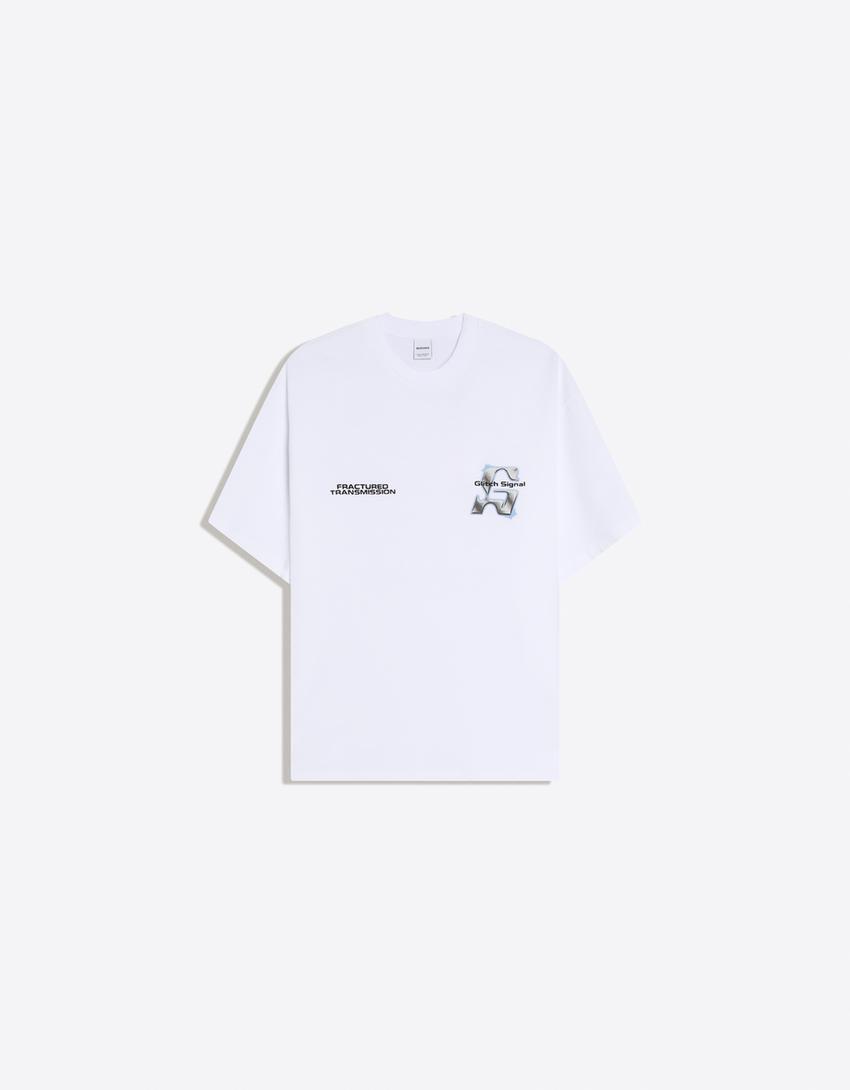 Majica kratkih rukava sa dezenom-Zagasitobela