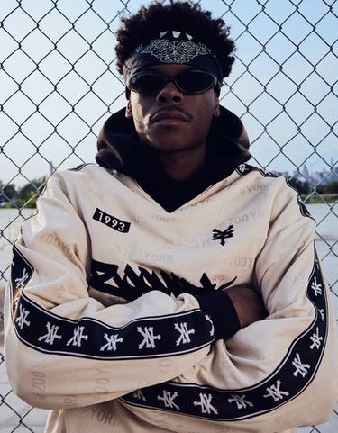 ZOO YORK X Bershka long sleeve technical T-shirt — Gold 2