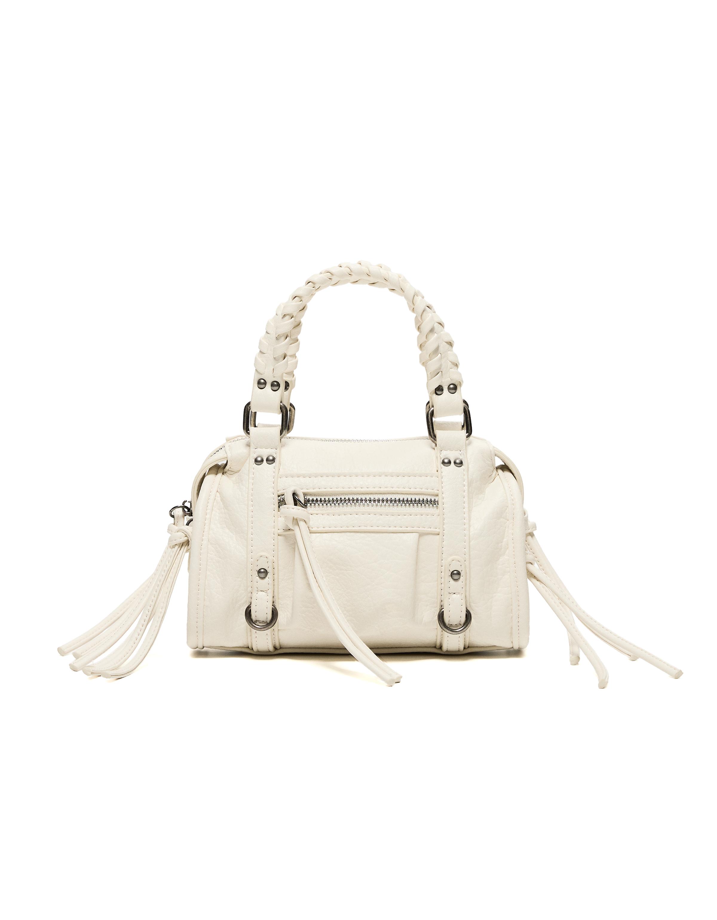 MINI BOWLING BAG — Off white