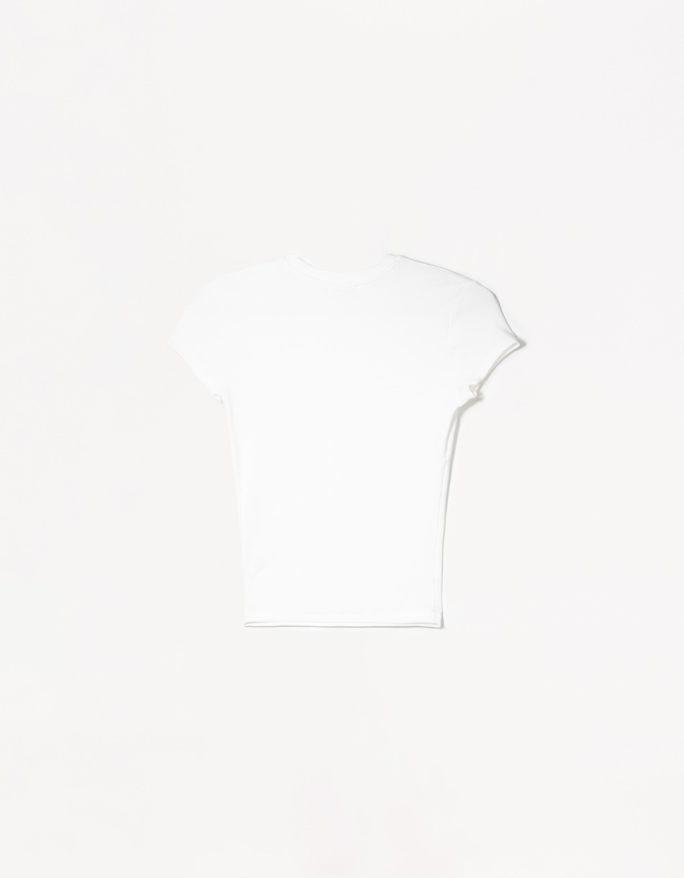 Kısa kollu bisiklet yaka tişört - Görsel 356