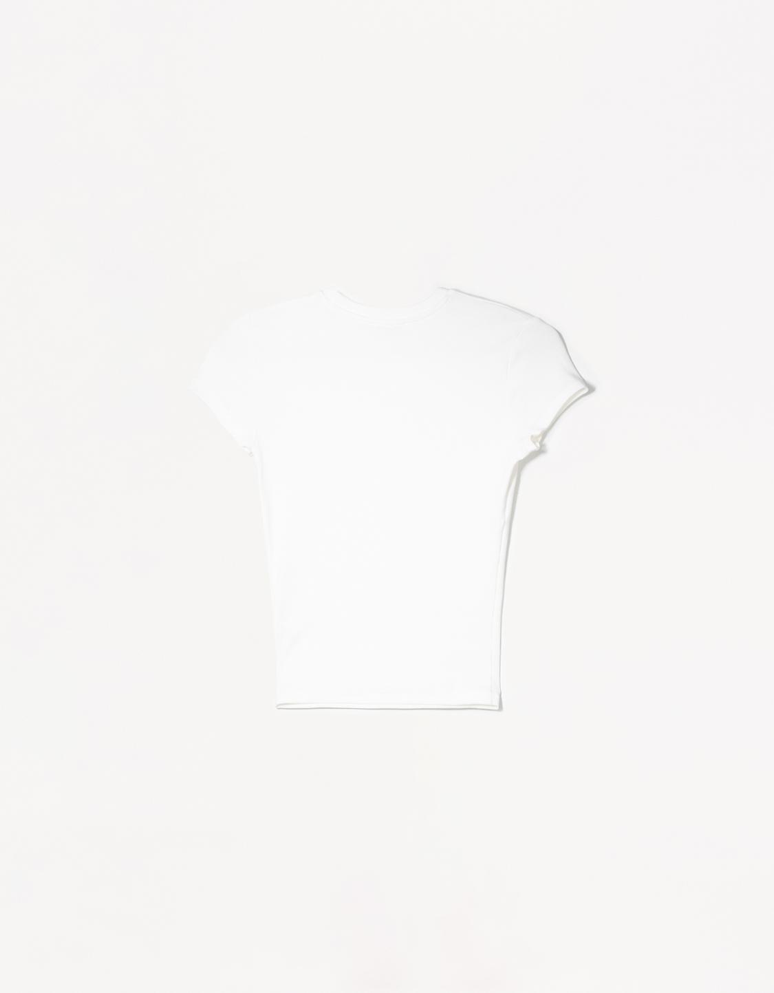 Kısa kollu bisiklet yaka t-shirt