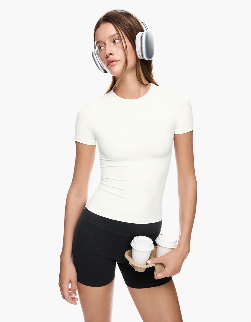 Quick-dry & breathable short sleeve T-shirt-White