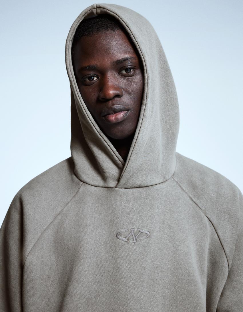 Suadoiro boxy capucha-Gris