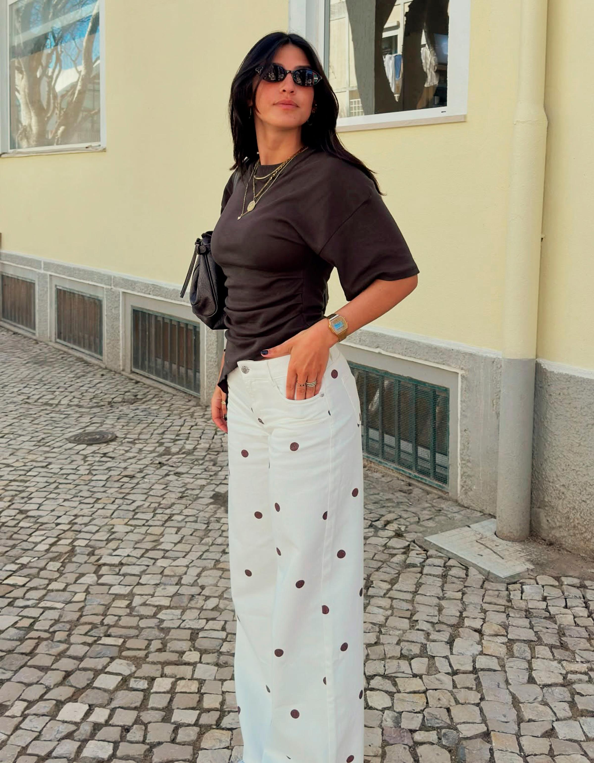 Kısa kollu büzgülü tişört - Görsel 19