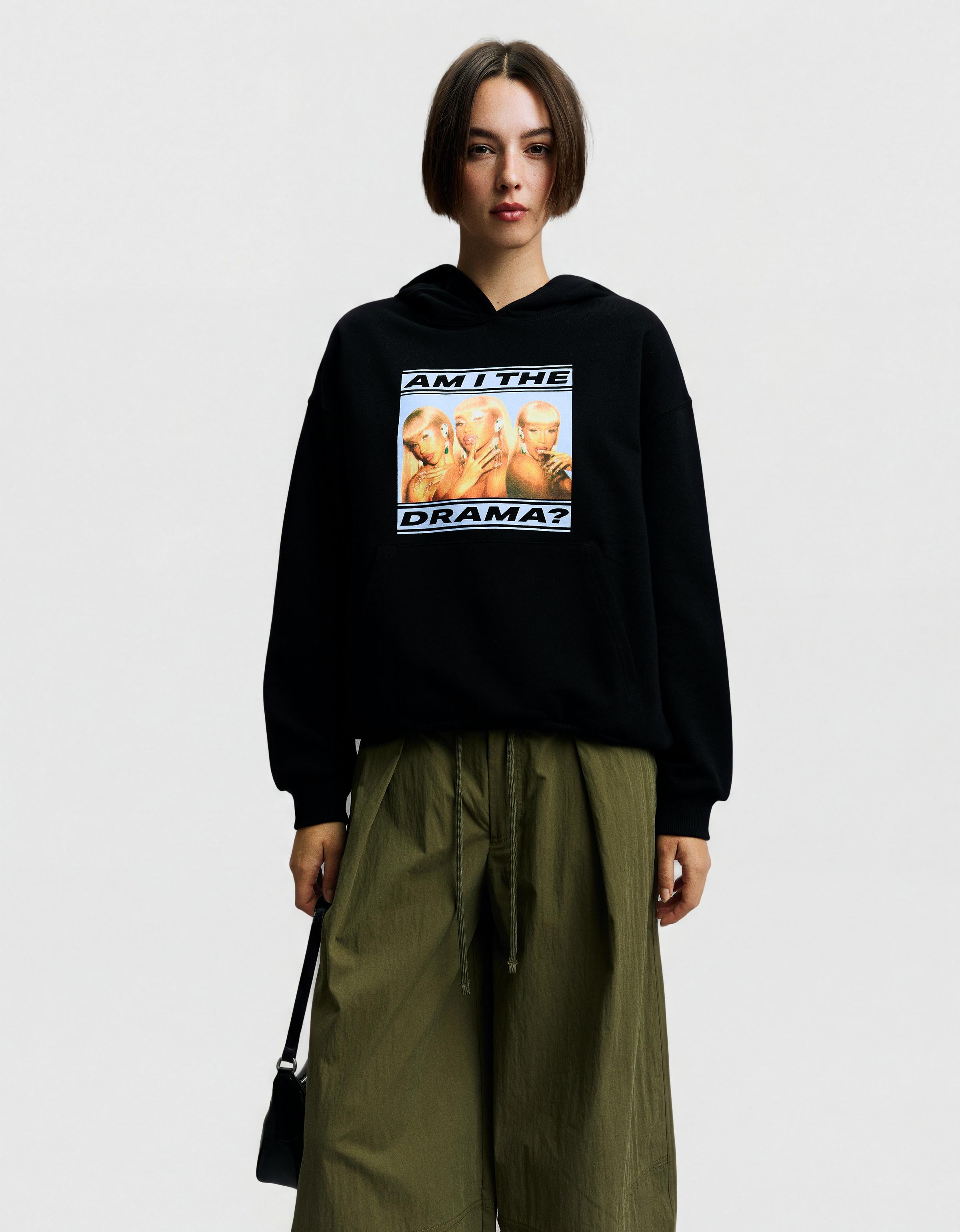 Cardi B print hoodie