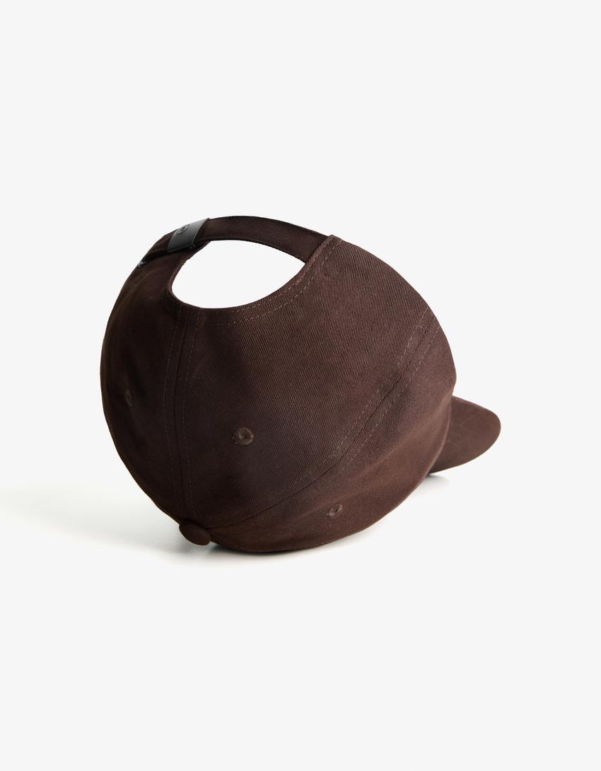 Gorra bordado-Marrón-1