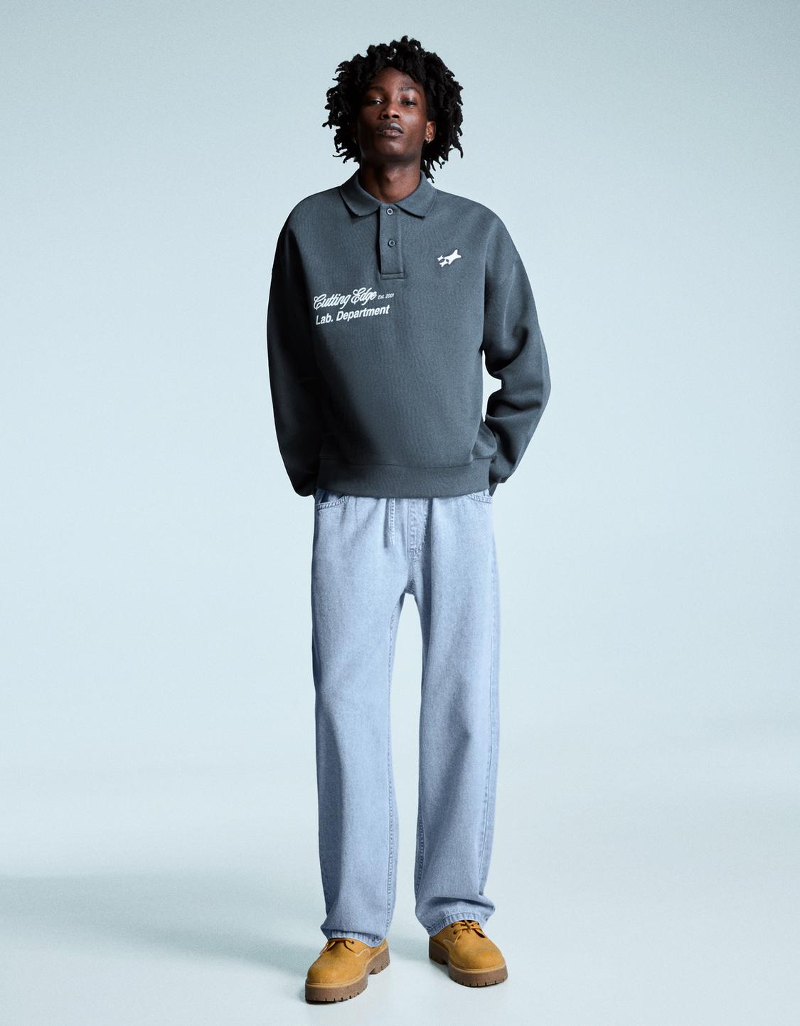 Jeans jogger fit straight fit