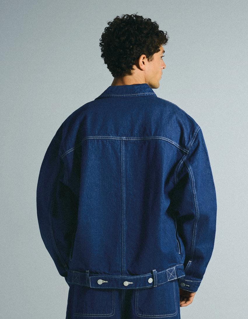 Denim jacket-Navy