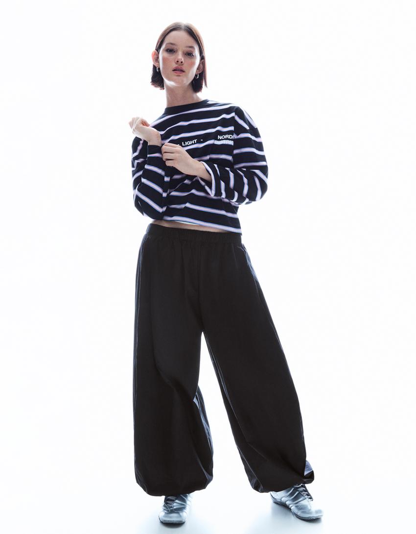 Bloomer trousers-Black