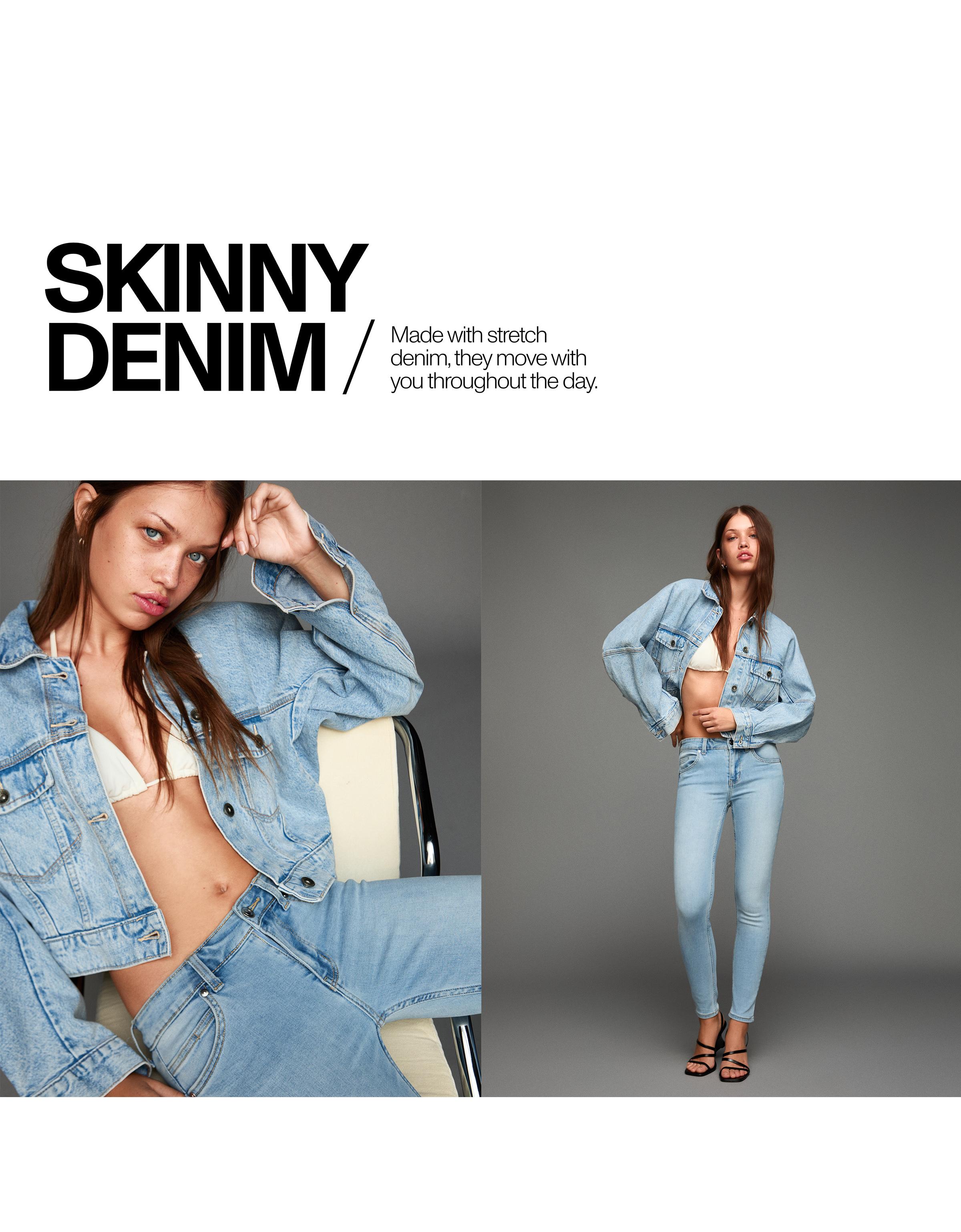 Push up orta bel skinny fit jean - Görsel 51