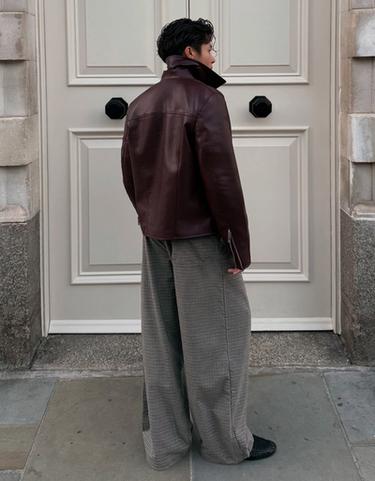 Baggy checked trousers — Mixed gray 2
