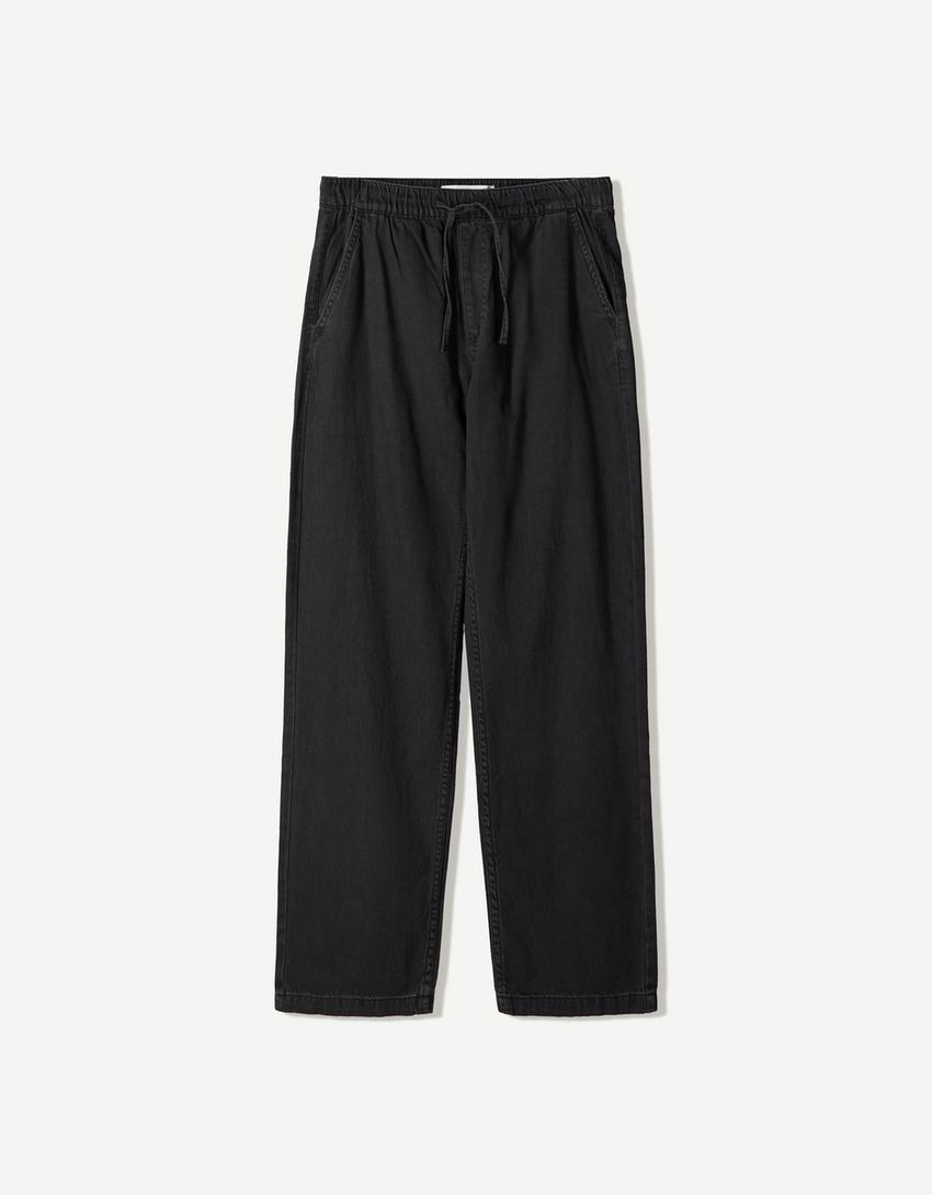 Jogger jeans-Black-3