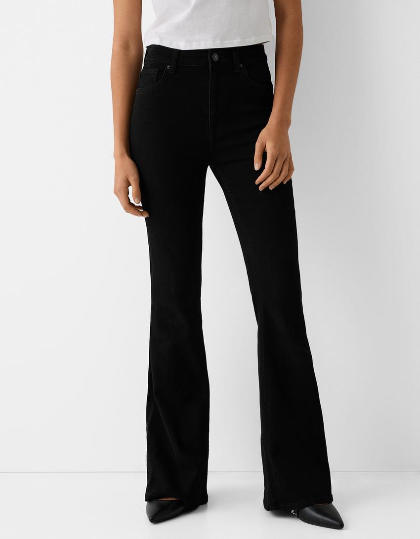 Jean flare-Noir-1