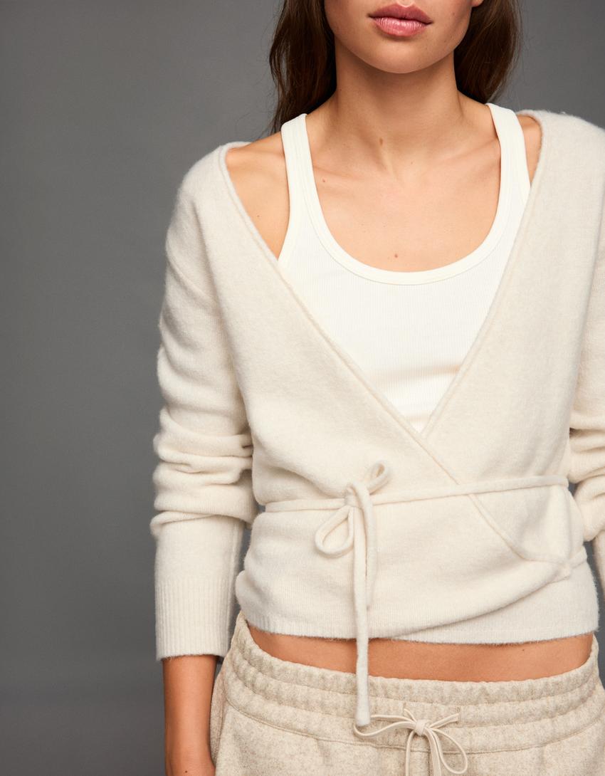 Ballerina cardigan-Cream