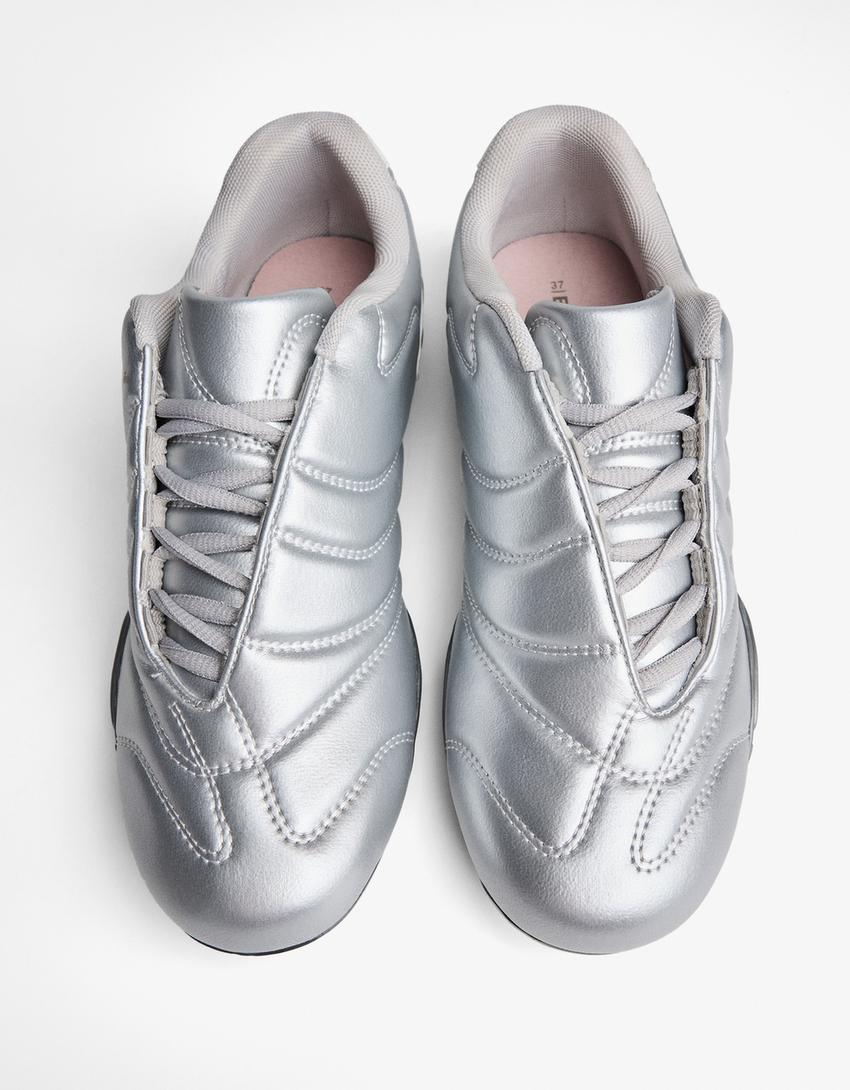 Futbol spor ayakkabısı-Gri