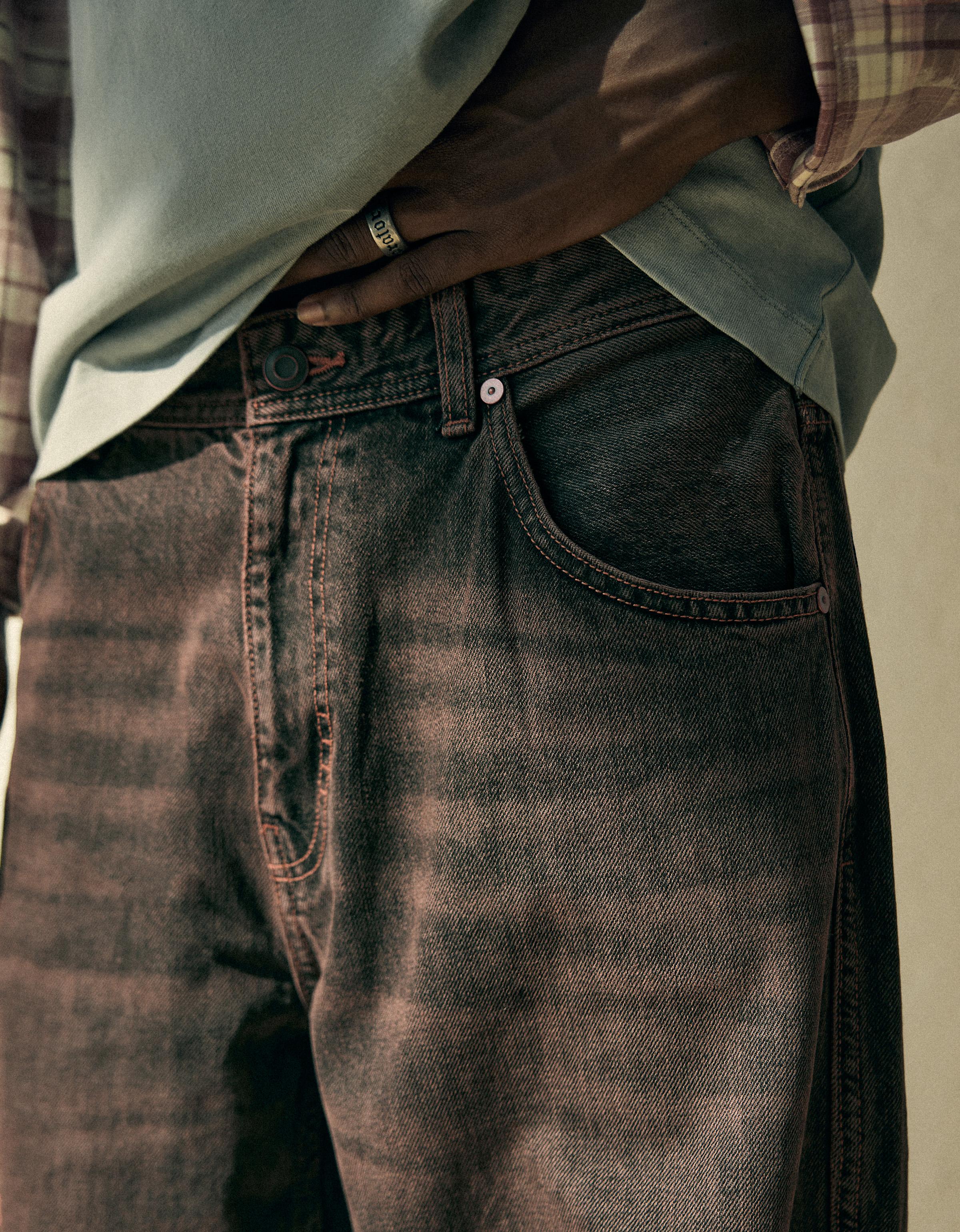 Baggy skater jeans — Brown