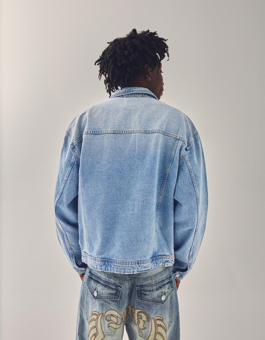 Denim jacket-Light blue