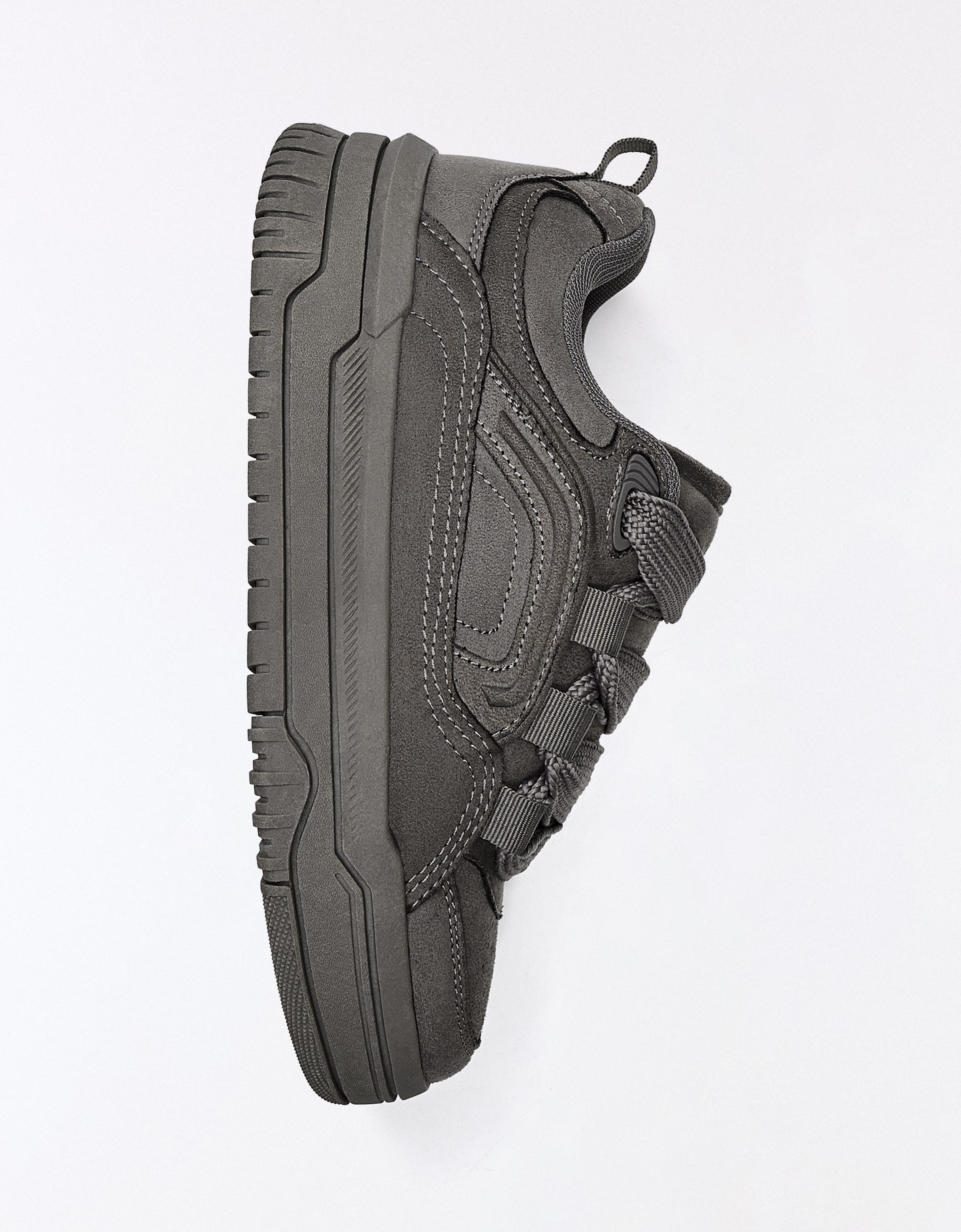 Chunky skate trainers — Grey