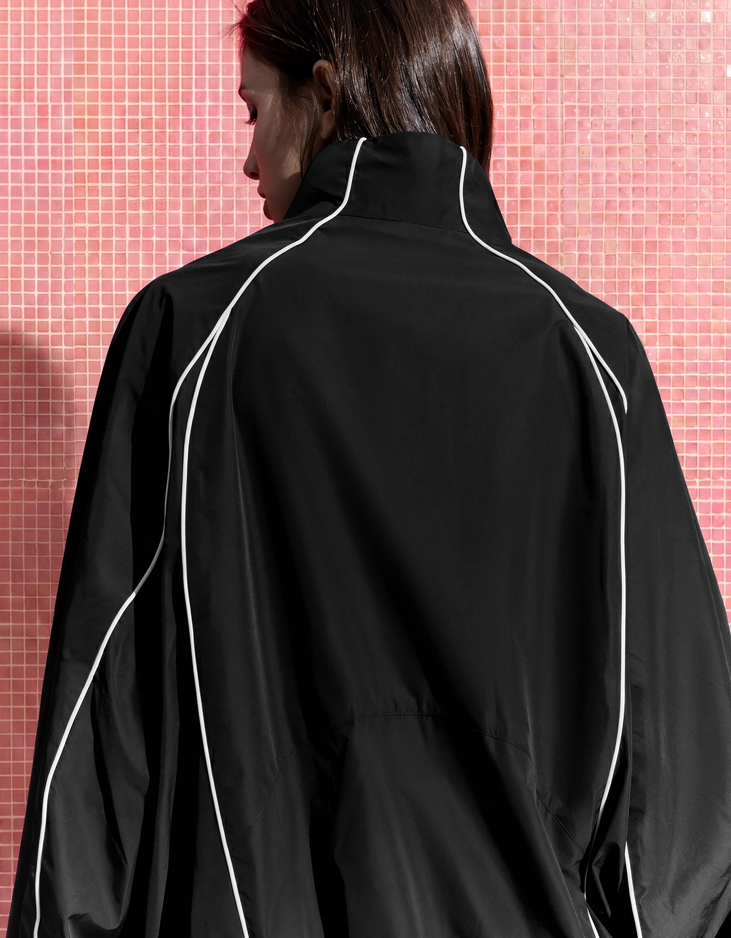 Contrast technical jacket — Black