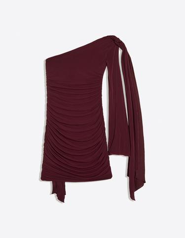 MARINA SENA asymmetric mini dress — Maroon 6