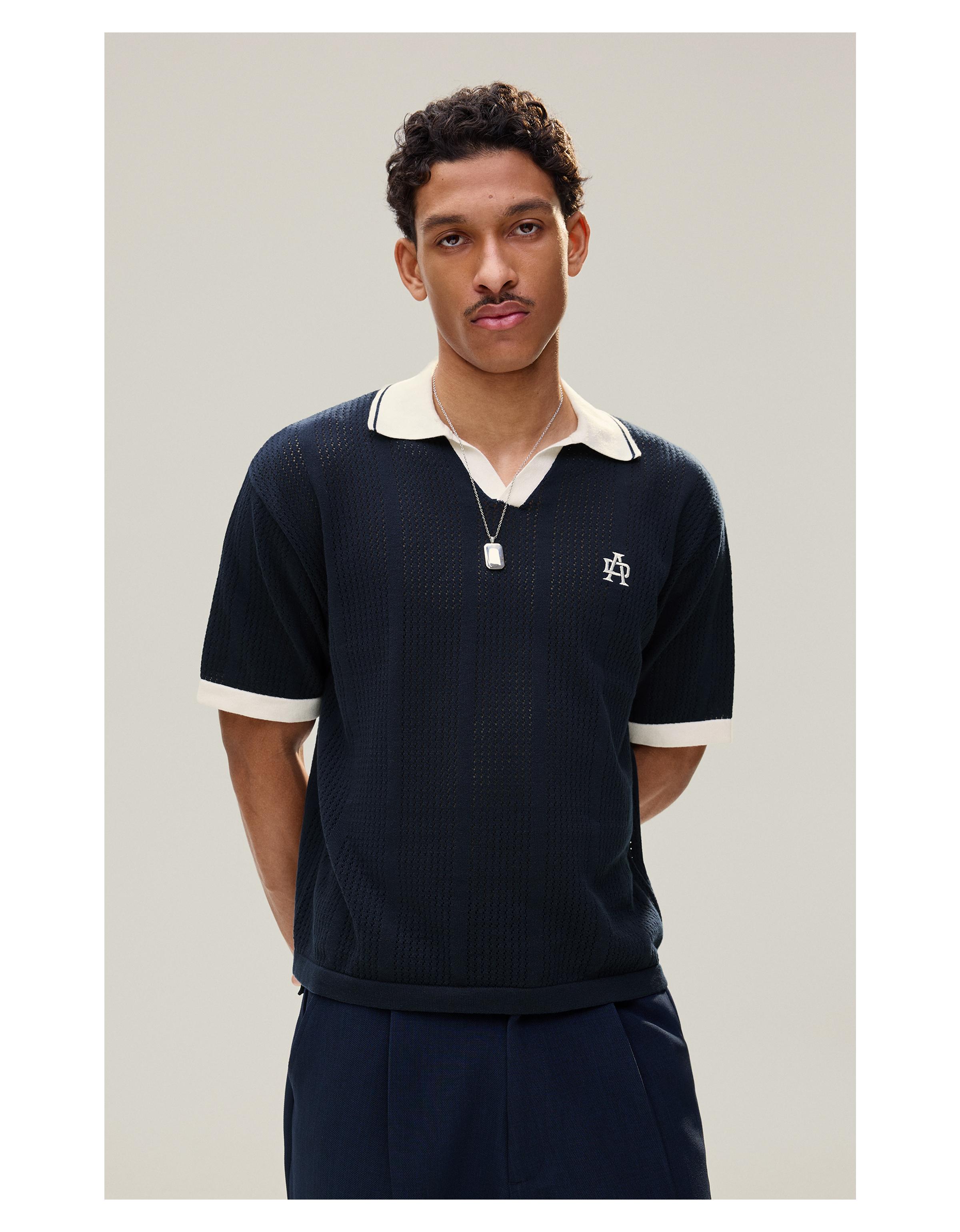 Kısa kollu baskılı polo - Görsel 96