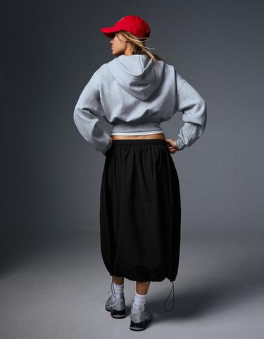Parachute midi skirt — Black 2