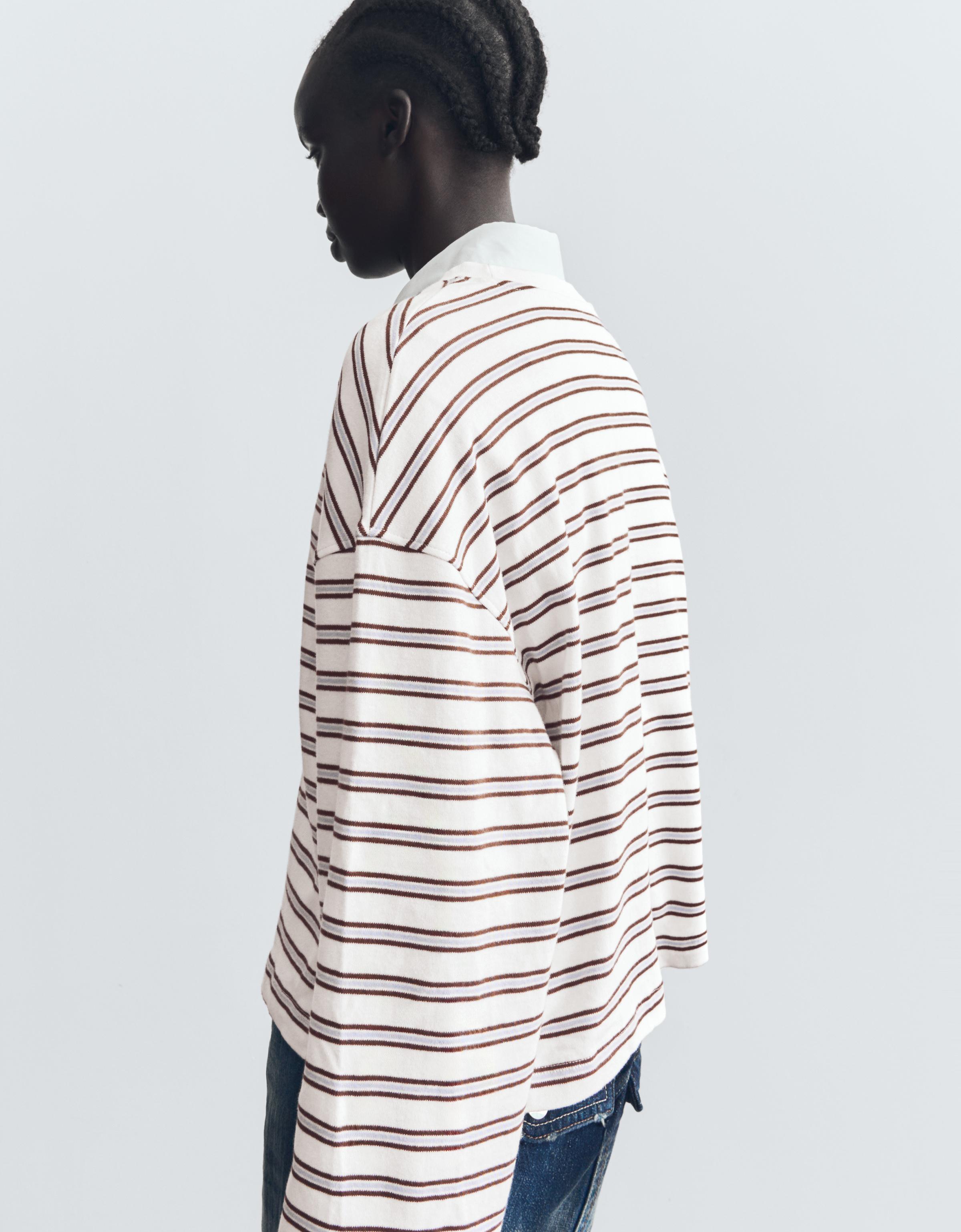 Uzun kollu baskılı tişört - Görsel 131