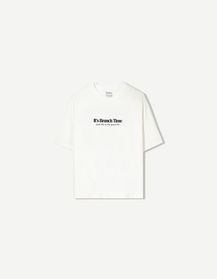 Short sleeve T-shirt with print