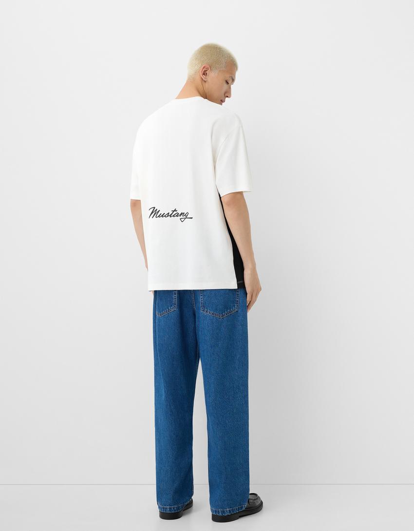 Ford short sleeve T-shirt-White-1