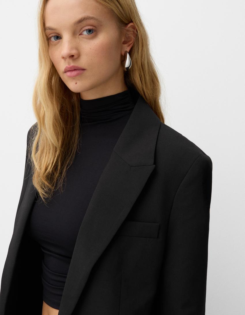 Basic-Blazer-Schwarz