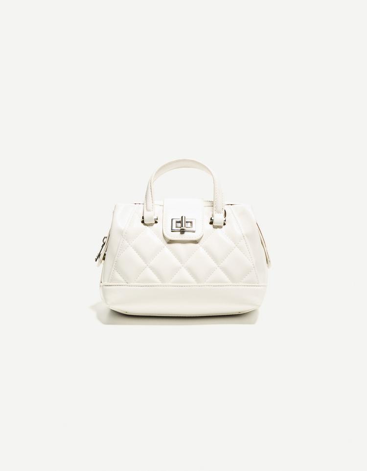 Quilted mini handbag