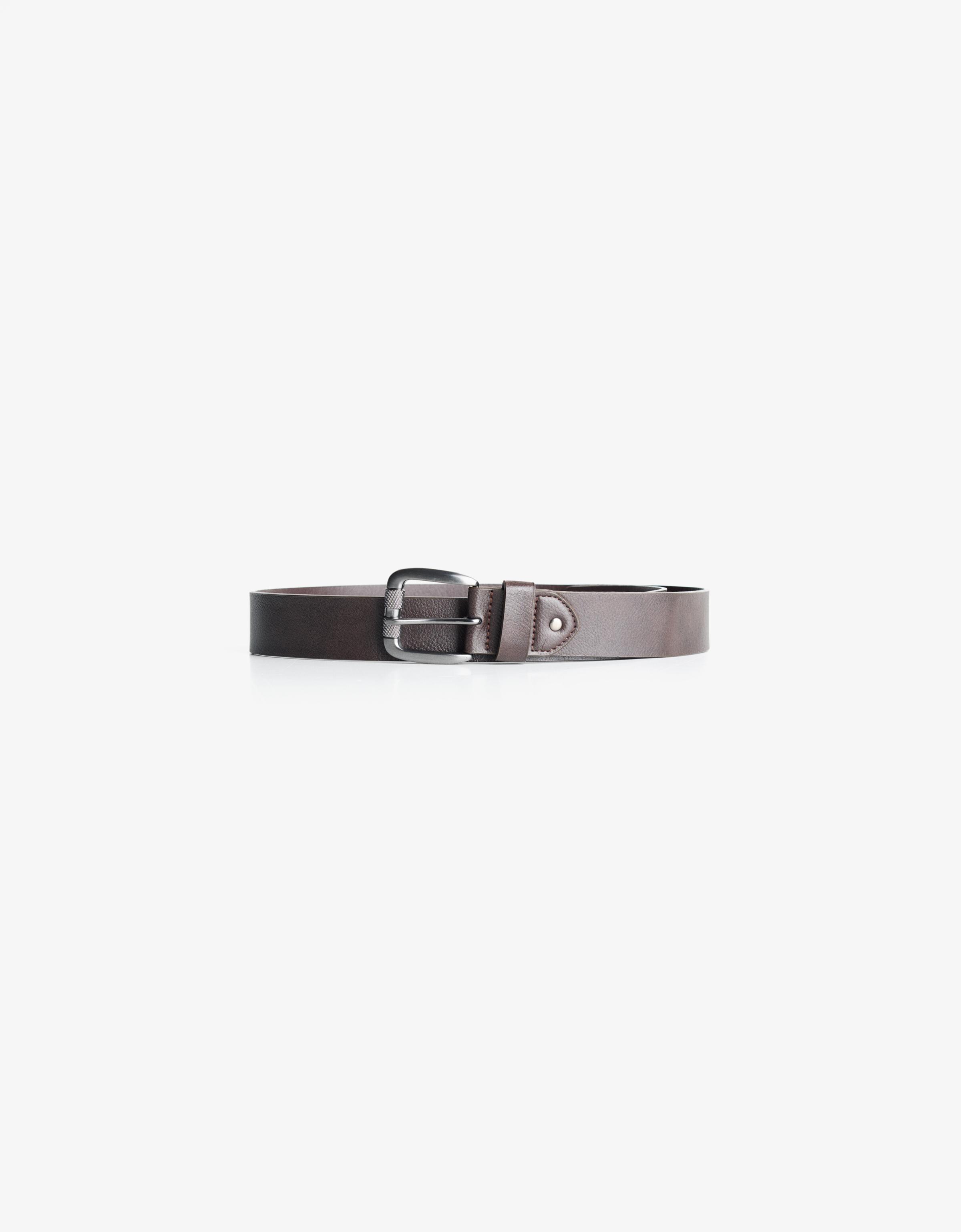 Bershka Gürtel Mit Schnalle Herren 100 Braun