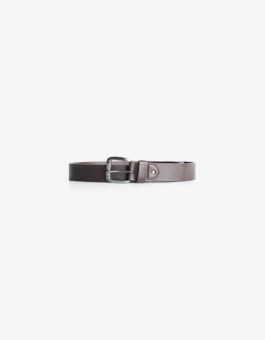 Buckled belt-Brown