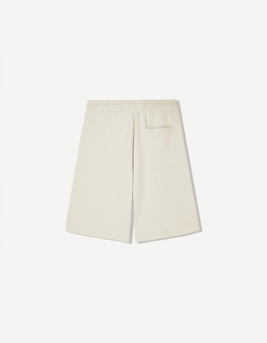 Interlock Bermuda shorts-Stone