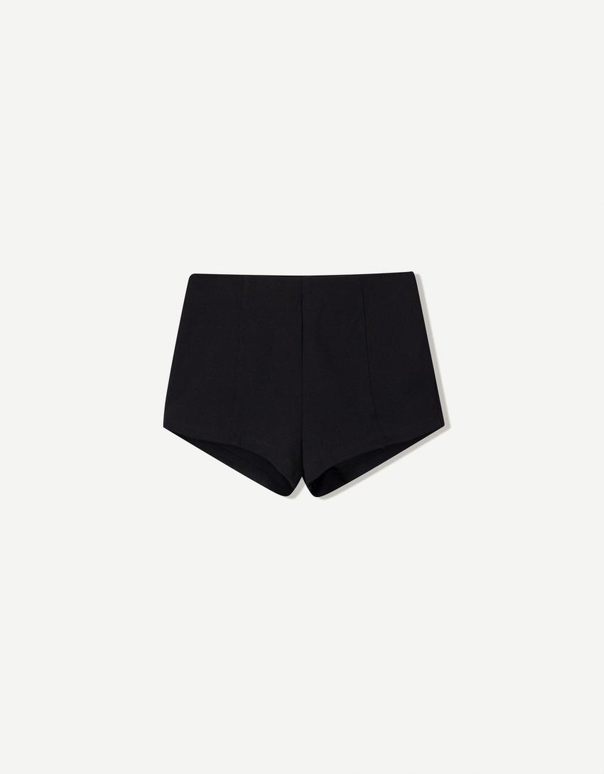Mini knit shorts