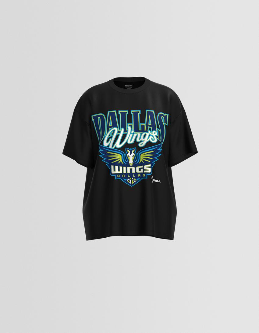 Majica kratkih rukava WNBA Dallas Wings-Crna-3