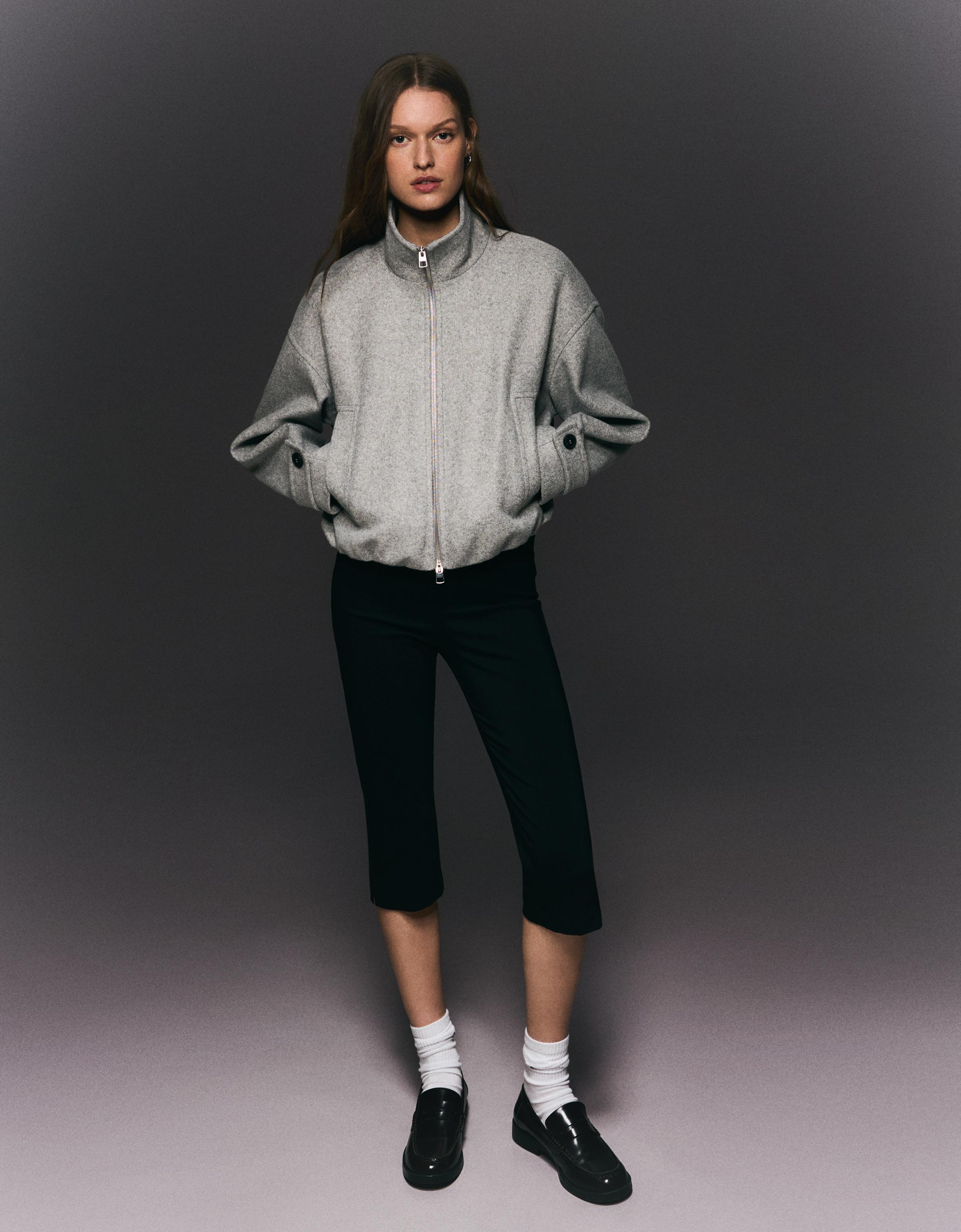Soft touch jacket — Grey