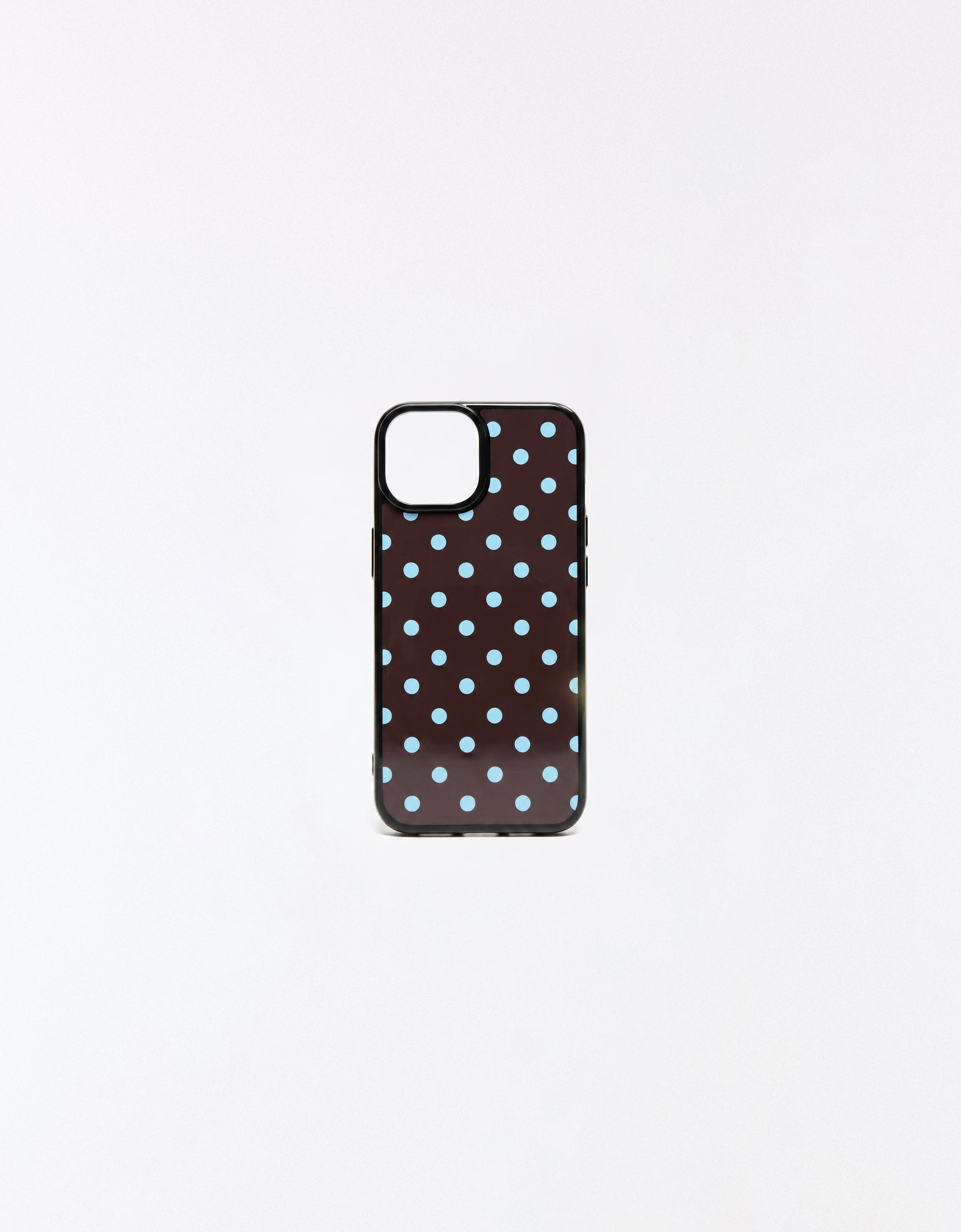 Funda Móvil Lunares Mujer Iphone 17 Pro Max Marrón